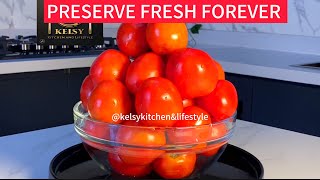 Your fresh tomatoes will remain strong and fresh if you preserve it with this hack [upl. by Bryant105]