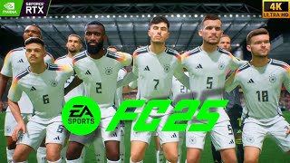 EA FC 25  Denmark vs Germany Ft Musiala  Uefa Nation League 2425 Full Match  4K60 eafc25 [upl. by Ahsoet]