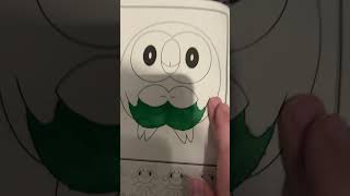 Rowlet colouring [upl. by Modeste339]