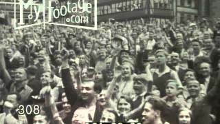 1936 Sports Boxer Max Schmeling Victory Parade in Germany [upl. by Willett]