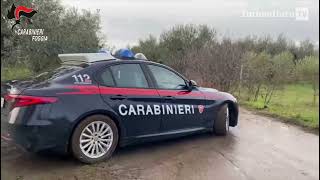 FURTI DAUTO E PEZZI DI RICAMBIO A CERIGNOLA ARRESTI DEI CARABINIERI [upl. by Ellatsirhc]