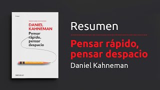 Resumen del libro quotPensar rápido pensar despacioquot de Daniel Kahneman  Economía y finanzas [upl. by Nwahsan28]