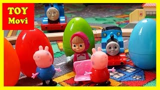 Thomas und seine Freunde die kleine Lokomotive Deutsch Üei Peppa Wutz Mascha und der Bär [upl. by Eilyk]