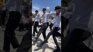 Greek Sirtaki Dance on Mykonos Island travel mykonos sirtaki [upl. by Ekim128]