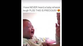 I Have Never Heard a Baby Wheeze Laugh [upl. by Aryahay]