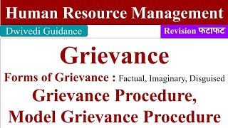 Grievance Grievance Handling Procedure in HRM Model Grievance Procedure Grievance Procedure [upl. by Enivid]