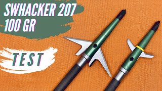 SWHACKER 207 2quot 100 gr Broadhead Test [upl. by Akenat761]