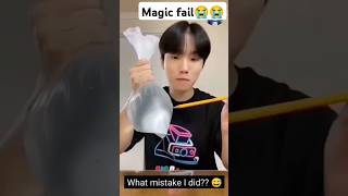 Water and 🤥🫨 thali magic fail 🥲🥲🥲shortmagicfailpopatmagic [upl. by Eniluj]