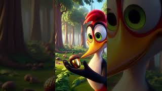 The Honest Woodpecker kidscreation story kidsstories animation shorts [upl. by Elkcim]