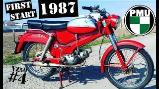 Puch VZ50 First Start since 1987  Testdrive [upl. by Annavas105]