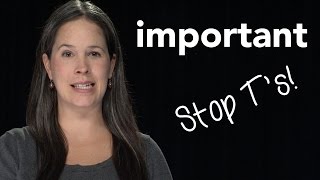 How to Pronounce IMPORTANT  American English [upl. by Anigal]