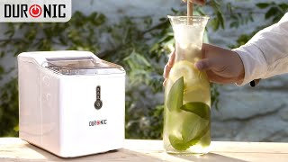 Duronic ICM120 WE Countertop Ice Maker  9 Ice Cubes in 79 Minutes [upl. by Demodena593]