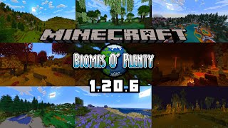 NEW Biomes O Plenty Mod Update  Minecraft 1206 Mod Showcase [upl. by Cardon954]