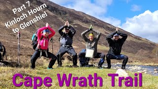 CWT Part 7 Kinloch Hourn to Glenshiel  PCT hikers on the Cape Wrath [upl. by Adore950]