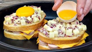 Sie sind so lecker dass Ich koche diese Sandwiches für meinen Mann zum Frühstück 🏆Neues Rezept [upl. by Eudoca]