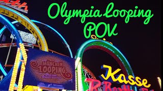 Olympia LoopingMunich Looping POV  Winter Wonderland 202122 [upl. by Reinar]