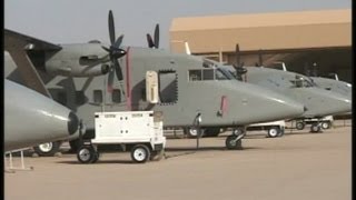 C23 Sherpa Aircraft on The Tarmac [upl. by Ennaillek]