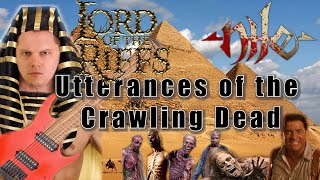 quotUtterances of the Crawling Deadquot by NILE  Guitar Playthrough by Drew Creal metal guitar [upl. by Atteuqehs]