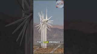 Why do wind turbines rotate slowly 🤯🏗 scince facts interestingfacts interesting windturbine [upl. by Trista]