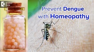 Is there a homeopathic preventive medicine for dengue  Dr Surekha Tiwari [upl. by Imoen319]