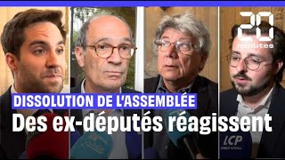 Dissolution de lAssemblée nationale  Des exdéputés réagissent [upl. by Siuraj]