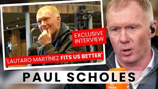 Paul Scholes Compares GARNACHO x RONALDO Sancho Challenge  McTominay Class Player [upl. by Nur943]