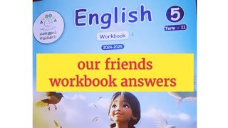 EEEnglish 5 th stdworkbook answers [upl. by Gnuhn]