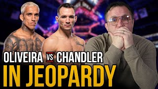 Charles Oliveira vs Michael Chandler in Jeopardy… [upl. by Nahs273]