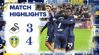 Highlights  Swansea City 34 Leeds United  GNONTO INJURYTIME WINNER IN SEVEN GOAL THRILLER [upl. by Finegan225]