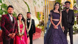 Madhu Gowda Marriage 🧿💗  Madhu Gowda Nikhil Reception ❤️ nidhu wedding [upl. by Sherwood504]