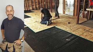 My Easy and Affordable Basement Subfloor System [upl. by Aitnecserc]