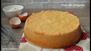 RICETTA DA SALVARE PAN DI SPAGNA FACILE perfetto per torte mimose di compleanno e farcite [upl. by Ahslek]