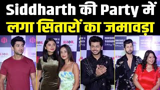 Siddharth Nigam and Abhishek Nigam Birthday Bash  TV Celebs Grand Entry [upl. by Shepperd]