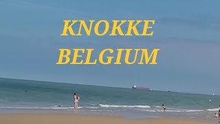 Place of rich people  Knokke Belgium  Beautiful beach  Clean beach [upl. by Ellord]