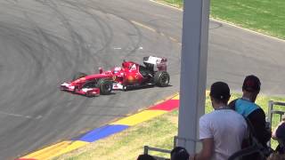 Ferrari F60 F1 Burnout Clipsal 500 2015 [upl. by Sudderth801]