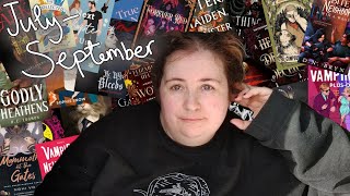 so many vampires horror and a sprinkle of cosy fantasy  All of the Books I Read July  September [upl. by Oner334]