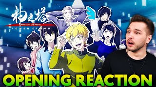 Tower of God Season 2  Opening REACTION  RISE UP [upl. by Neelahs]