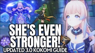 shes even STRONGER UPDATED Kokomi Guide  Artifacts Weapons Teams amp Tips  Genshin Impact 30 [upl. by Ybeloc]