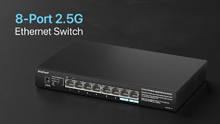 BrosTrend 8Port 25G Ethernet Network Switch Brings 25Gbps MultiGigabit Speeds across 8 Ports [upl. by Roumell444]