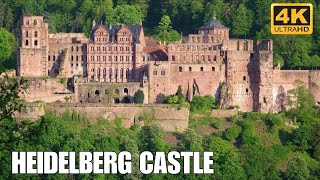 Witness the splendor of Heidelberg Castle A captivating 4K walking tour [upl. by Gile]