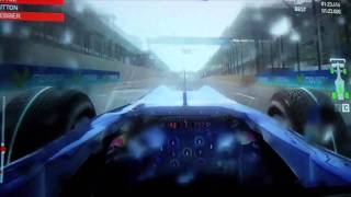 Codemasters F1 2010  Anthony Davidson races at Interlagos [upl. by Acnalb]