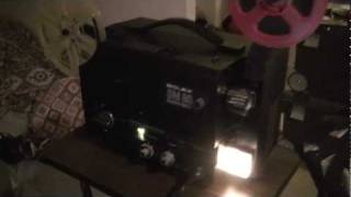 Bolex SM80 Electronic 8 mm film projector [upl. by Ahsinoj]