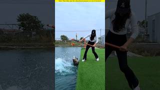 This girl caught a big fish with a fishing rod।😱shortvideo amazingfacts [upl. by Nerat]