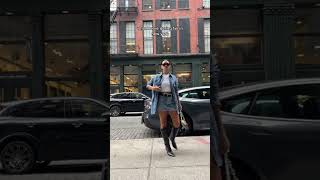 what I wore during fall in NYC newyork ootdfashion streetwear shorts [upl. by Ellerehs150]