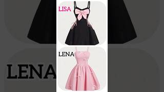 Lisa or Lena💖shortvideo shorts trending youtubeshorts short lisa lena choose [upl. by Auod]