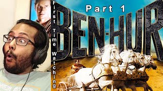 Ben Hur 1959 Reaction PART 1 FIRST TIME WATCHING [upl. by Yecam]