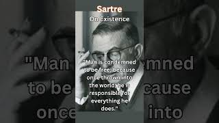 The implications of freedom according to Sartre philosophy sartre freedom [upl. by Nodarse102]