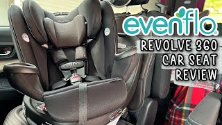 Installing the Evenflo Revolve 360 Car Seat Using LATCH  Get it right endthestreaktx [upl. by Uahc]