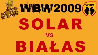 Solar 🆚 Białas 🎤 WBW 2009 el2 freestyle rap battle Finał [upl. by Demy944]