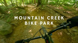 Mountain Creek Bike Park  Black and Green Jump Trails  4K [upl. by Ebert]